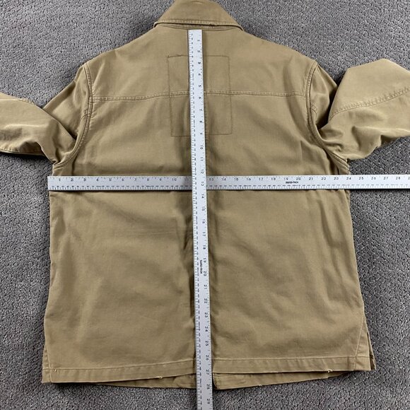 Vintage Old Navy Military Field Jacket Coat Men's Large Khaki Button Up - Picture 11 of 16